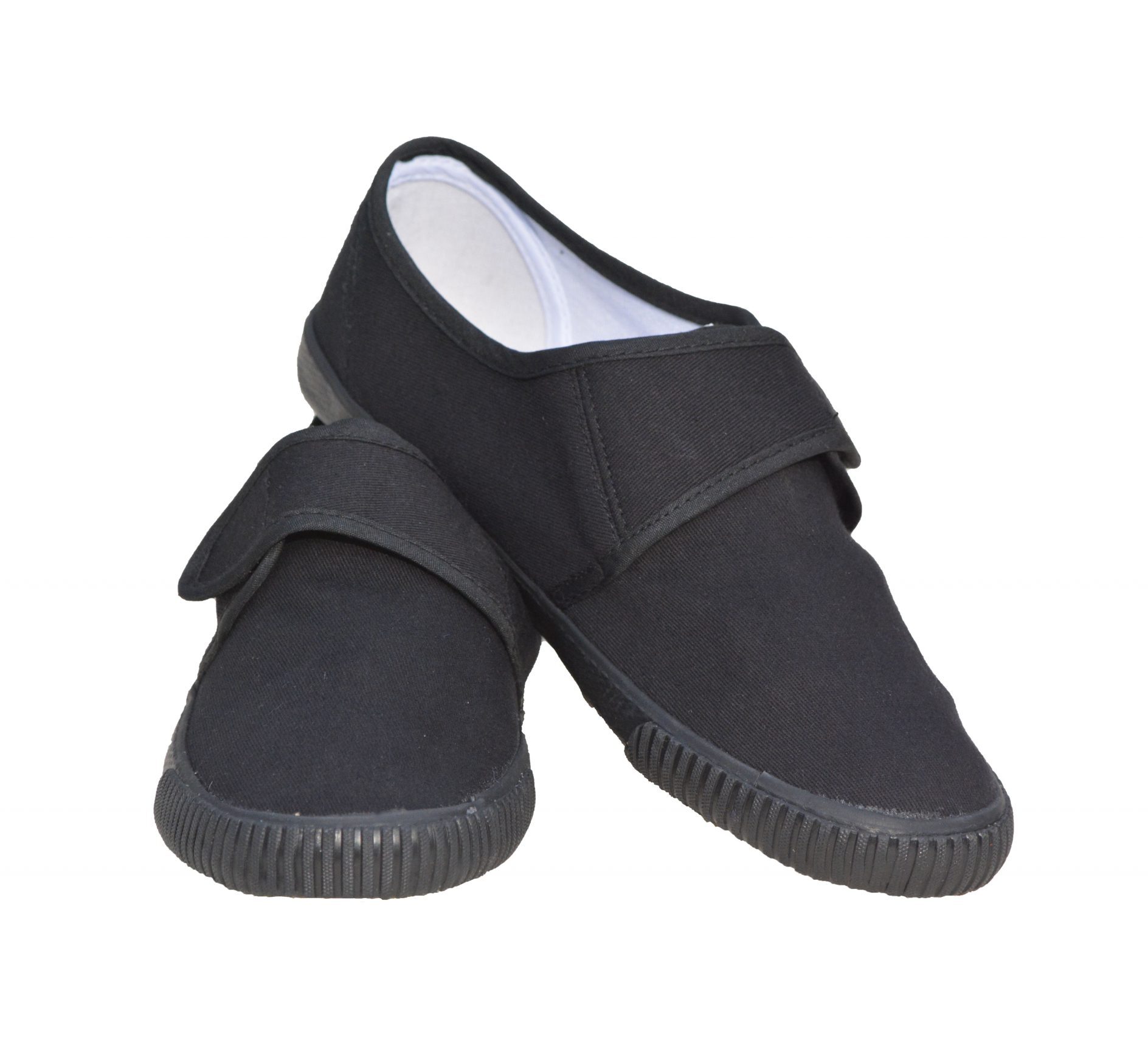 BLACK VELCRO PLIMSOLL - Cain of Heswall