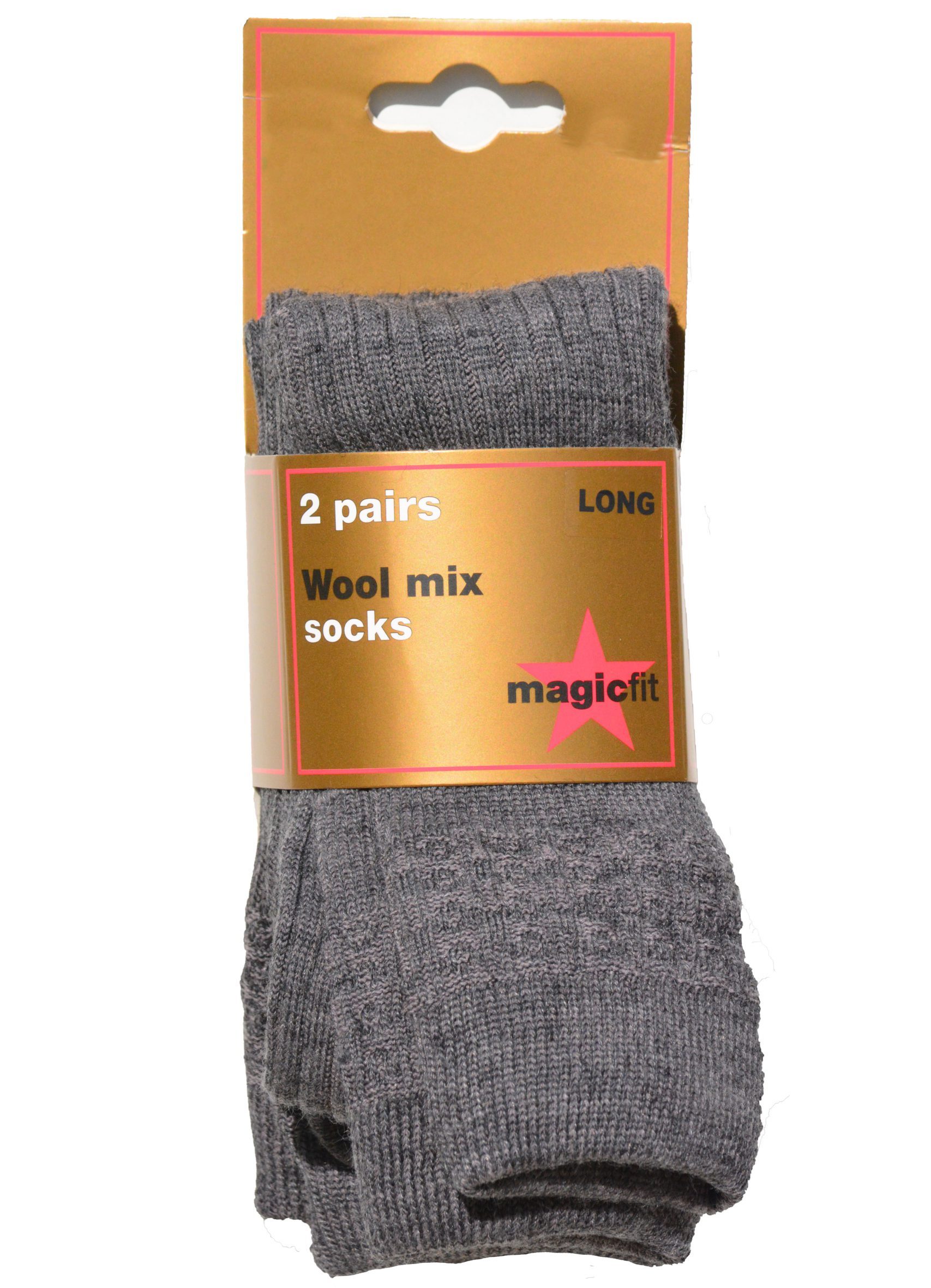 Boys long shop grey socks