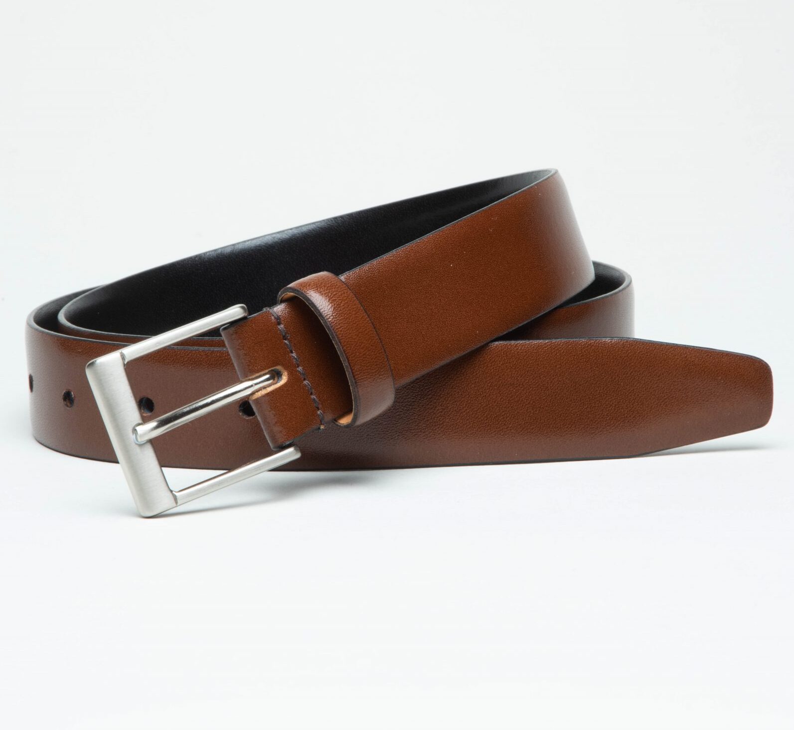 LEATHER DRESS BELT - TAN - Cain of Heswall