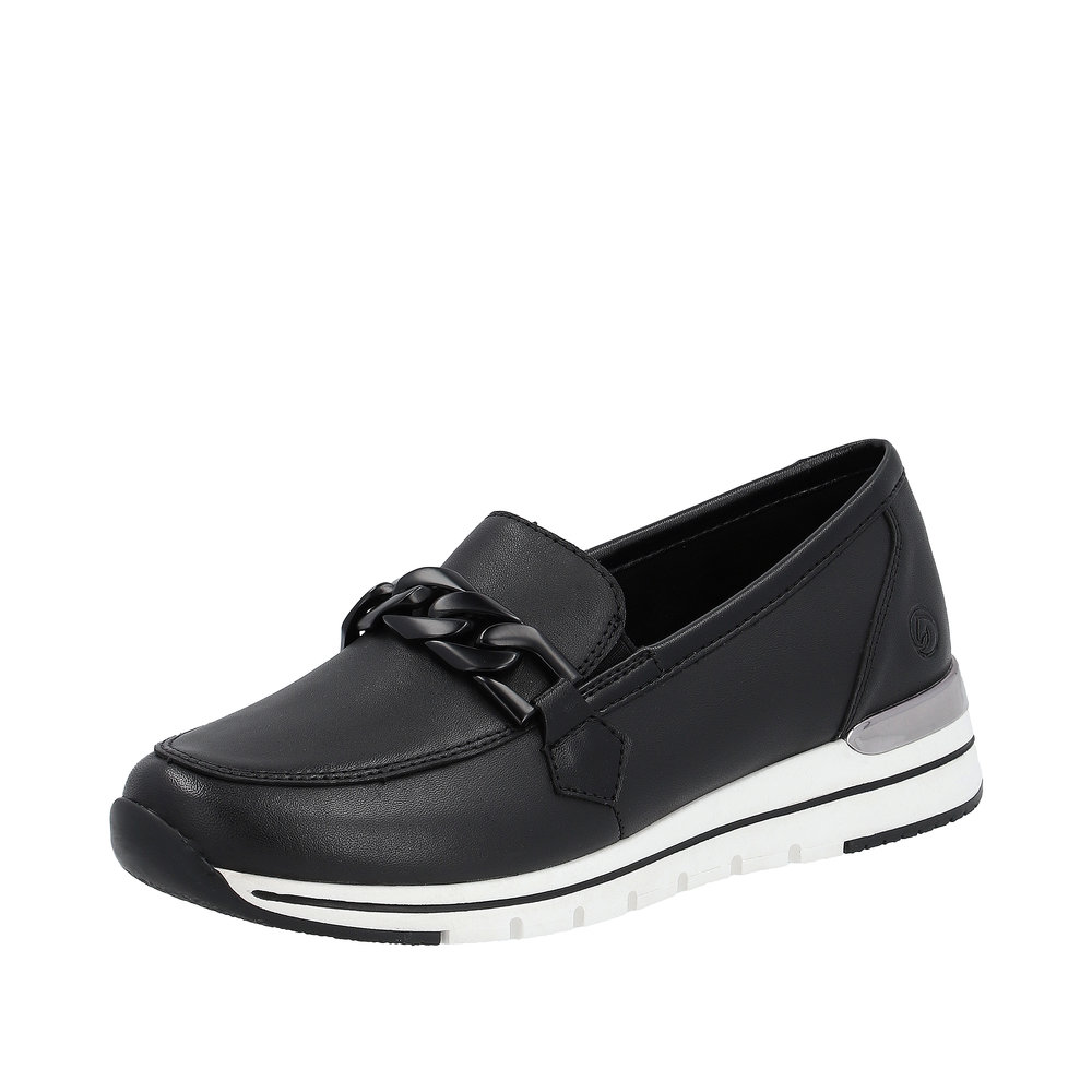 R6711.00 CHAIN LOAFER - BLACK - Cain of Heswall